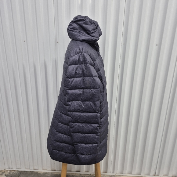 Eddie Bauer Womens CirrusLite Down Parka Hooded Jacket 650 Fill Size XL Blue - Picture 4 of 12